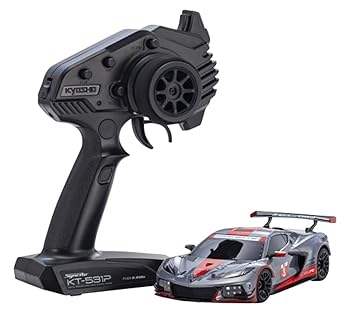【中古】京商 MR04RWD r/s シボレーコルベット C8.R 火器金属元素 赤いこと 電動ラジオ受信機抑えつける 32356GMR
