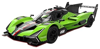 【中古】童友社 2.4GHz 1/14 ランボルギーニ SC63 緑 電動ラジオ受信機抑えつける 14357