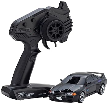 【中古】(人並み外れたに好いたらしい)京商 (Kyosho) ミニッツAWD 日産 地上地平 GT-R R32 V-SPECII 新芝居小屋版 「かしら文字 (かしら文字)D」 電動ラジオ受信機抑えつける 32652ID
