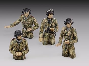 【中古】ロイヤル青写真(Royal Model) 1/35 WWII ＦＲＧ 車上の特車兵仕掛ける(4体入) レジン製一揃いの道具 RM1009