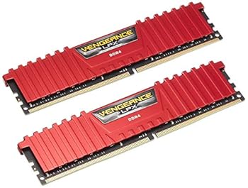 【中古】(非常に良い)CORSAIR DDR4 デスクトップPC用 メモリモジュール VENGEANCE LPX Series 16GB×2枚キット CMK32GX4M2A2666C16R