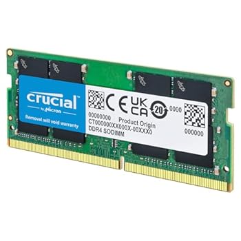 【中古】Crucial ノートPC用増設メモリ 32GB(32GBx1枚) DDR4 3200MT/s(PC4-25600) CL22 SODIMM 260pin CT32G4SFD832A｜GoodLifeStore