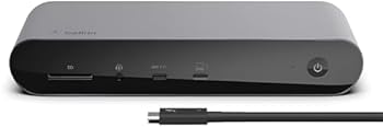 【中古】(非常に良い)【VGP 2022受賞】Belkin CONNECT Pro 12-in-1 Thunderbolt 4 Dock ドッキングステーション M1 Pro/Max MacBook Pro / M1 iPad Pro / EVO Windows