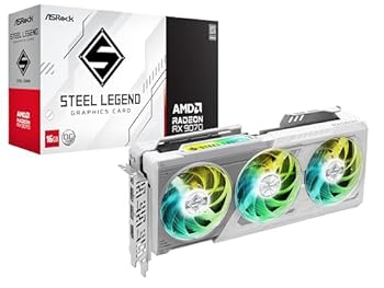 【中古】ASRock グラフィックボードSteel legend RX 9070 16GO AMD Radeon RX9070 搭載 RX9070 SL 16GO/AX｜GoodLifeStore