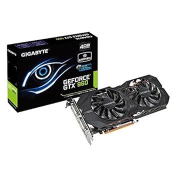 【中古】GIGABYTE ビデオカード Geforce GTX960搭載 オーバークロックモデル GV-N960WF2OC-4GD