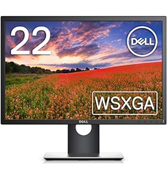 【中古】Dell P2217 22インチ モニター (WSXGA+/TN非光沢/DP・HDMI・D-Sub15ピン/縦横回転・高さ調整)
