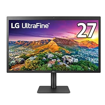 【中古】(非常に良い)LG モニター ディスプレイ 27MD5KL-B 27インチ/Mac専用/UltraFine 5K(5120×2880)/IPS/DCI-P3 99%/Thunderbolt3/webカメラ、マイク、スピーカー/