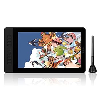 【中古】(非常に良い)GAOMON 液タブ PD1561 15.6インチ 傾き検知 Windows/mac対応 液晶タブレット 10個ショートカットキー 筆圧8192レベル 充電不要ペン 無段階スタン