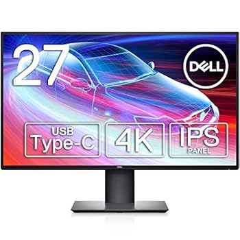 【中古】(非常に良い)Dell U2720QM 27インチ 4K モニター (IPS非光沢/USB Type-C・DP・HDMI/縦横回転・高さ調整/DCI-P3 95%/VESA DisplayHDR 400)