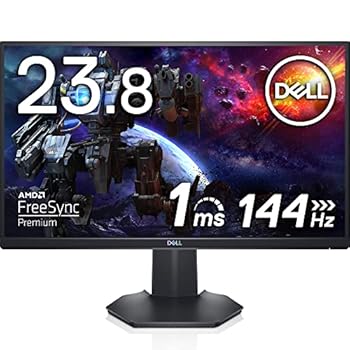 【中古】(非常に良い)Dell S2421HGF 23.8インチ ゲーミングモニター (FPS向き/フルHD/TN非光沢/DP・HDMIx2/高さ・傾き調整/1ms/144Hz/AMD FreeSync Premium)
