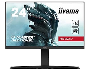 【中古】G-MASTER ゲーミング モニター ディスプレイ 23.8インチ 165Hz 0.8ms IPS方式 フルHD 高さ調整 全ケーブル付  国内サポート iiyama GB2470HSU-B1