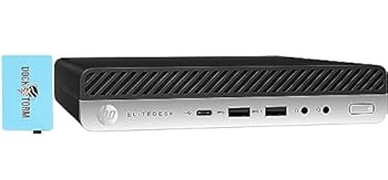 【中古】HP Elitedesk 800 G4 School \u0026 Business Mini Desktop (Intel i5-8600 6-Core 64GB RAM 2x1TB PCIe SSD (2TB) Intel UHD 630 USB 3.1 ディスプレ