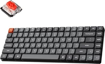 【中古】(非常に良い)【国内正規品】Keychron K3 Max ロープロファイル ワイヤレス・カスタムメカニカルキーボード、75%レイアウト、2.4GHz・Bluetooth無線・有線対応