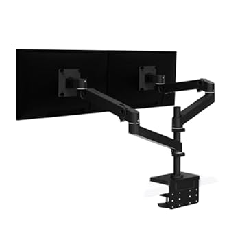 【中古】ERGOTRON エルゴトロン 新 LX Pro LX プロ モニターアーム デスクマウント デュアル 縦/横型 2画面 ブラック 24インチ(3.6~20kg)まで VESA規格対 48,510円