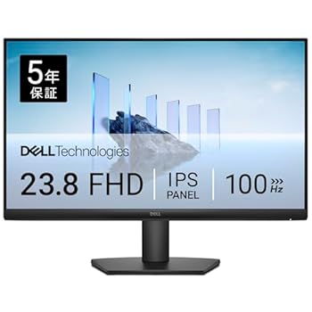 【中古】Dell SE2425HM-A 23.8インチ モニター(/FHD/IPS,非光沢/HDMI1.4x1,VGAx1/傾き調整)