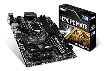 【中古】(非常に良い)MSI H270 PC MATE ATXマザーボード [第7世代Core Kaby Lake対応] MB3860