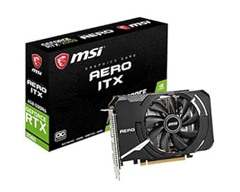 【中古】(非常に良い)MSI GeForce RTX 2060 AERO ITX 6G OC グラフィックスカード [国内正規流通品]