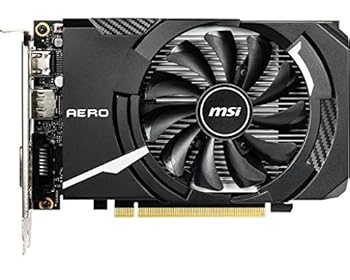 【中古】(非常に良い)MSI GeForce GTX 1650 AERO ITX 4G OC グラフィックスカード [国内正規流通品]
