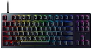 【中古】(非常に良い)Razer ゲーミングキーボード Huntsman Tournament Edition Linear Optical Switch 英語US配列 超高速1.0mm作動 リニア触感 テンキーレス RZ03-03