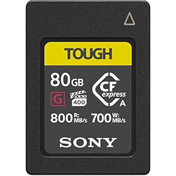 【中古】(非常に良い)【動画・連写に】ソニー CFexpress Type Aメモリーカード CEA-G80T TOUGH 80GB(ILCE-1/FX6/FX3/ILCE-7SM3/ILCE-7M4対応)