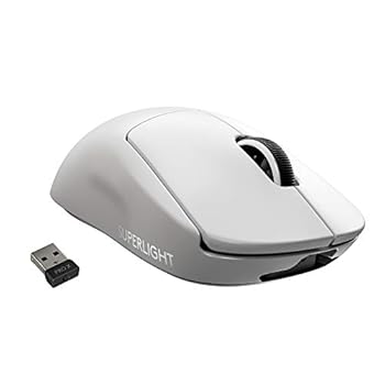 【中古】(非常に良い)Logicool G PRO X SUPERLIGHT ワイヤレス ゲーミングマウス G-PPD-003WL-WH 軽量 63g未満 LIGHTSPEED HERO 25Kセンサー POWERPLAY 無線 充電 対