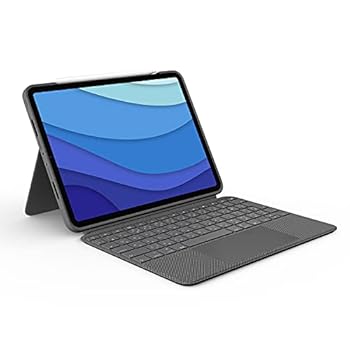 【中古】(非常に良い)ロジクール Logicool iPad Pro 11インチ 第4世代 第3世代 第2世代 第1世代 対応 トラックパッド キーボードケース Combo Touch iK1176GRA 日本語