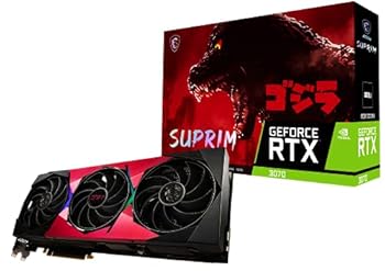 【中古】(非常に良い)MSI GeForce RTX 3070 SUPRIM SE 8G LHR x GODZILLA グラフィックスボード VD7771
