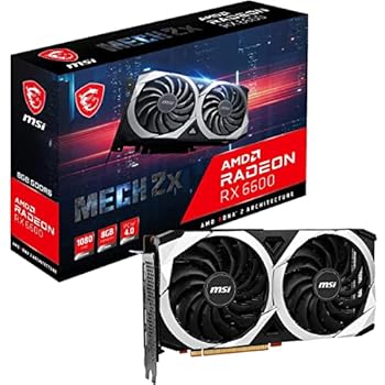 【中古】MSI Radeon RX 6600 MECH 2X 8G グラフィックスボード VD7871
