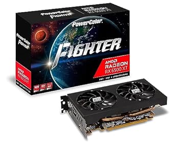 【中古】POWERCOLOR グラフィックボード AMD Radeon RX6500XT GDDR6 4GB 搭載モデル AXRX 6500XT 4GBD6-DH/OC