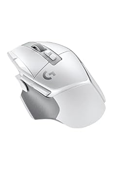 【中古】(非常に良い)Logicool G ゲーミングマウス G502 X LIGHTSPEED ワイヤレス マウス G502XWL-CRWH LIGHTFORCE ハイブリッドスイッチ HERO 25K センサー 13個プロ