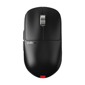 【中古】Pulsar Gaming Gears X2H eS ワイヤレス ゲーミングマウス 超軽量 65グラム 左右対称 2.4Ghz 1ms 26000 DPI Optical Sensor PAW3395 国内正規品
