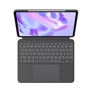 【中古】ロジクール Combo Touch iPad Pro 13インチ M5 / M4 iK1276GRA キーボード ケース 軽量 日本語配列 キーボード スマートコネクタ グラファイト