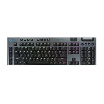 【中古】(非常に良い)Logicool G ゲーミングキーボード G915 X LIGHTSPEED 薄型 ワイヤレス G915WLX-LNBK リニア 赤軸 静かなタイピング 日本語配列 Bluetooth 接続対