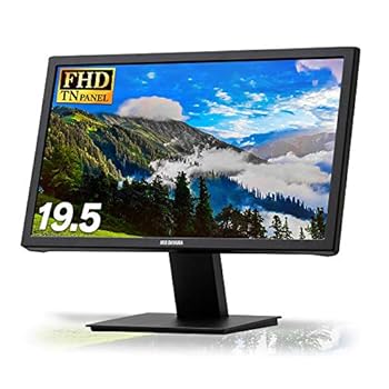 【中古】(非常に良い)モニター 液晶ディスプレイ 19.5インチ ゲーミングモニター 液晶モニター ブラック ILD-A19HD-B