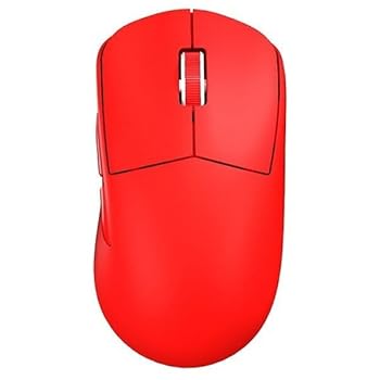【中古】(非常に良い)Sprime ワイヤレスゲーミングマウス 4K 8K RED 無線 有線 FPS TPS エルゴノミクス 左右非対称 軽量マウス