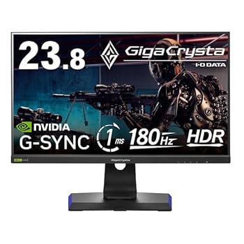 【中古】(非常に良い)IODATA ゲーミングモニター GigaCrysta ブラック KH-GD241JD [23.8型 /フルHD(1920×1080) /ワイド] 38,840円