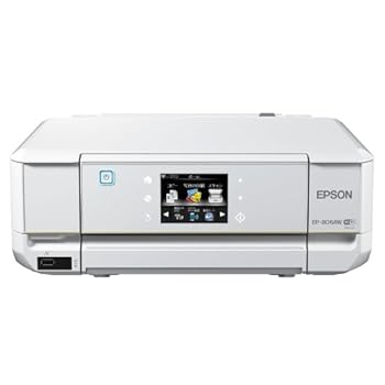 【中古】旧モデル エプソン インクジェット複合機 Colorio EP-806AW 無線 有線 スマートフォンプリント Wi-Fi Direct ホワイト