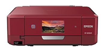 【中古】旧モデル エプソン プリンター インクジェット複合機 カラリオ EP-808AR レッド