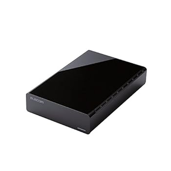 【中古】(非常に良い)ELD-ERT020UBK(ブラック) 外付けHDD 2TB USB3.0/2.0接続