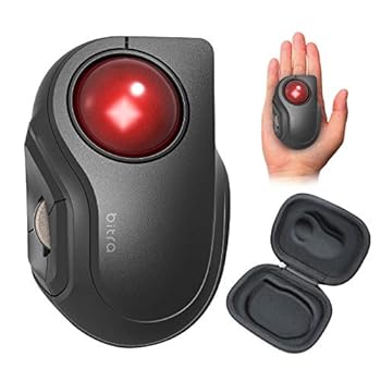 【中古】エレコム マウス Bluetooth (iOS対応) トラックボール Sサイズ 小型 人差し指 5ボタン 静音 ブラック M-MT2BRSBK