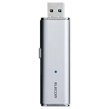 【中古】エレコム 外付け ポータブルSSD 1TB USB3.2(Gen1) PS4(メーカー動作確認済) スライド式 直挿し シルバー ESD-EMN1000GSV