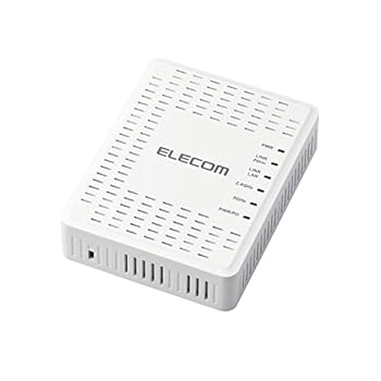 【中古】エレコム 法人向け 無線アクセスポイント Wi-Fi6 11ax 5GHz/1201Mbps + 2.4GHz/574Mbps 同時通信対応 Webスマート 小型筐体 ホワイト WAB-S1775