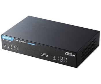 【中古】エレコム 法人用ノン・インテリジェントスイッチングハブ 2.5Gマルチギガ対応 5ポート  EHB-UQ2A05E