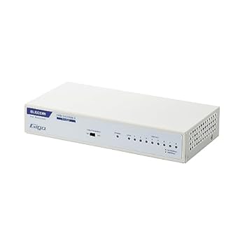 【中古】エレコム 法人向けスイッチングハブ アンマネージ Giga 8ポート EHB-UG2B08-S