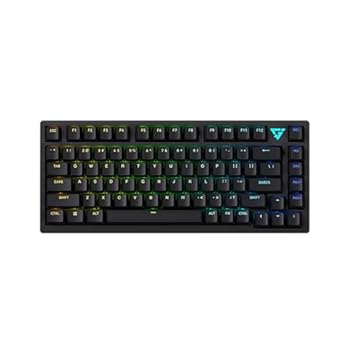 【中古】ゲーミングキーボード ATK 75 Black L マグネティックスイッチ ラピットトリガー対応 テンキーレス ガスケットマウント 英語配列75%レイアウト