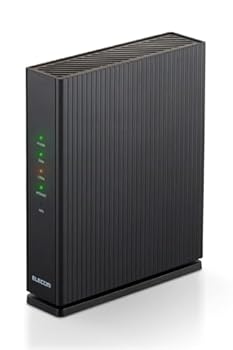 【中古】エレコム WiFiルーター 無線LAN WiFi6 1201+300Mbps AX1500 セキュリティ規格 JC-STAR適合 IPv6(IPoE)対応 有線Giga WRC-X1500GS2-B