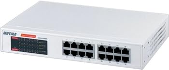 【中古】BUFFALO GigaスイッチングHub 16ポート LSW2-GT-16NSRR