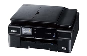 【中古】brother A4インクジェットプリンター複合機/黒モデル/10/12ipm/両面印刷/有線・無線LAN/ADF DCP-J957N-B