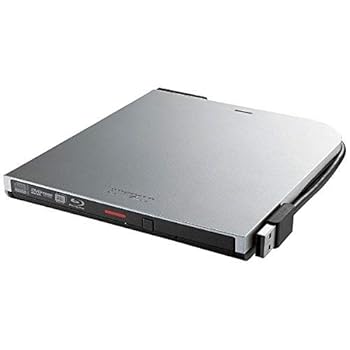 【中古】BUFFALO BDXL対応 USB2.0用ポータブルブルーレイドライブ スリムタイプ シルバー BRXL-PT6U2V-SVD