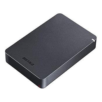 【中古】(非常に良い)BUFFALO USB3.1(Gen.1)対応 耐衝撃ポータブルHDD 4TB ブラック HD-PGF4.0U3-GBKA